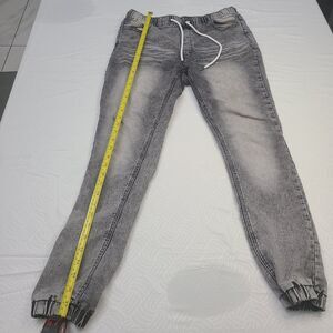 Forever 21 men's faded black Stretchy denim jeans. size M